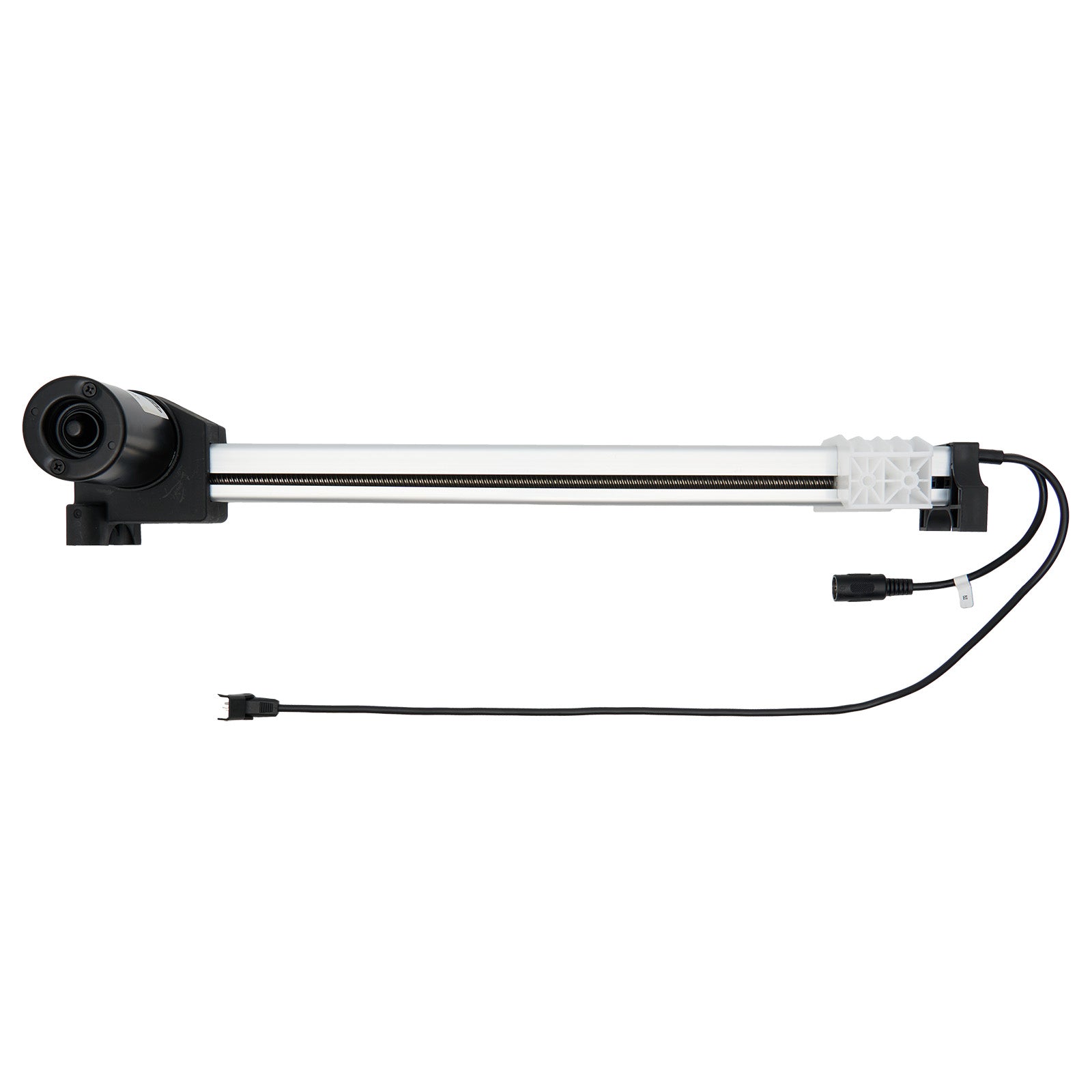 Mechanical component with a black and white color scheme on a white background