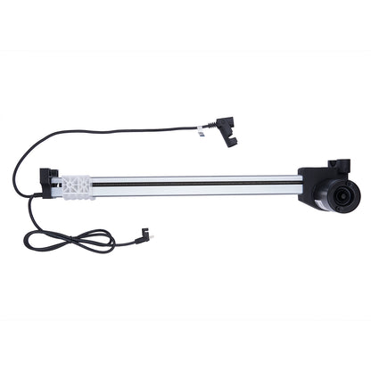 Aquarium light with stand on a white background