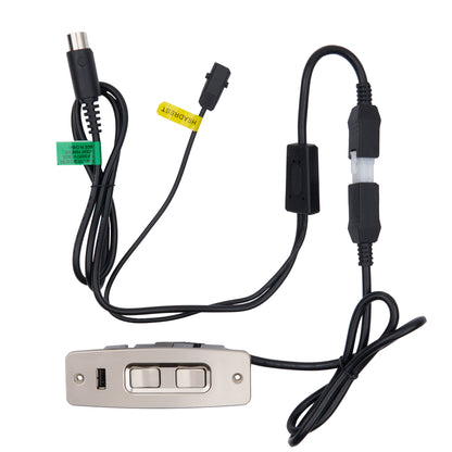 Raffel CTR UR2 52 BA 4-Button Switch & Wire Harness for Power Recliner Lift Chairs