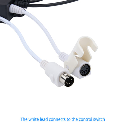 Remote Controller Connector of Acrookey JS3616-TG-L 5-Button Switch & Junction Box Kit for Recliner Lift Chairs