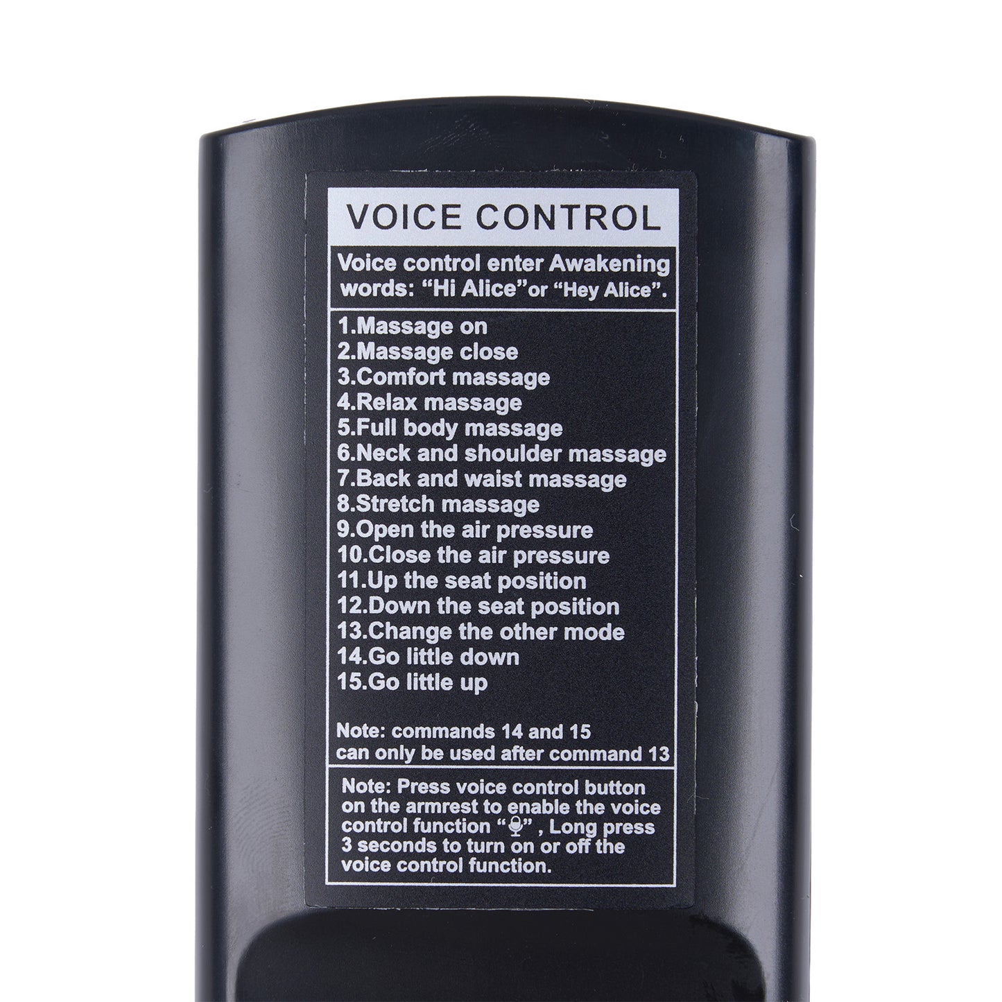 Remote Controller for iRest SL-A701 Massage Chair