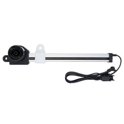 Aquarium light bar with power cord on a white background