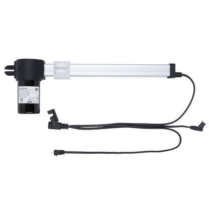Aquarium light fixture with black base and white glass on a white background