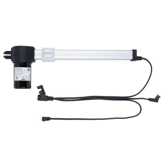 Aquarium light fixture with black base and white glass on a white background