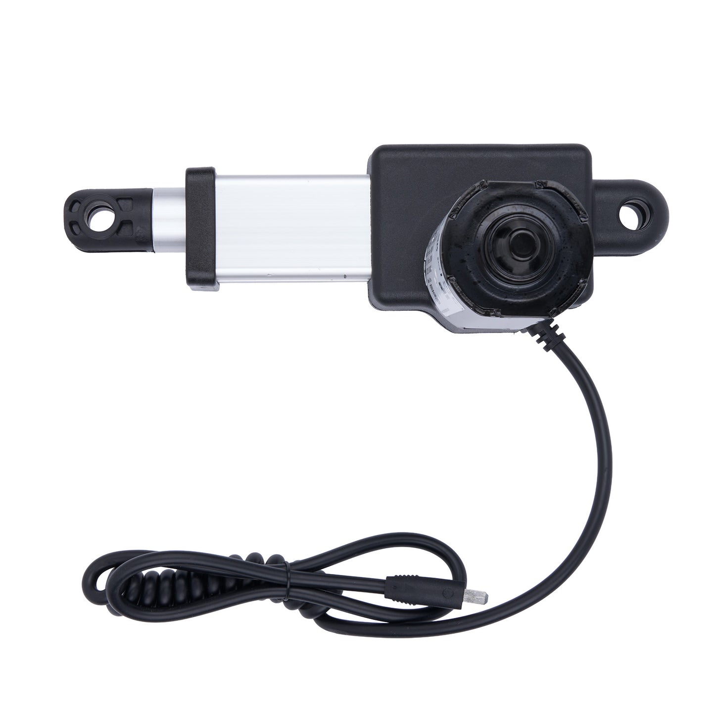 Car camera with cable on a white background