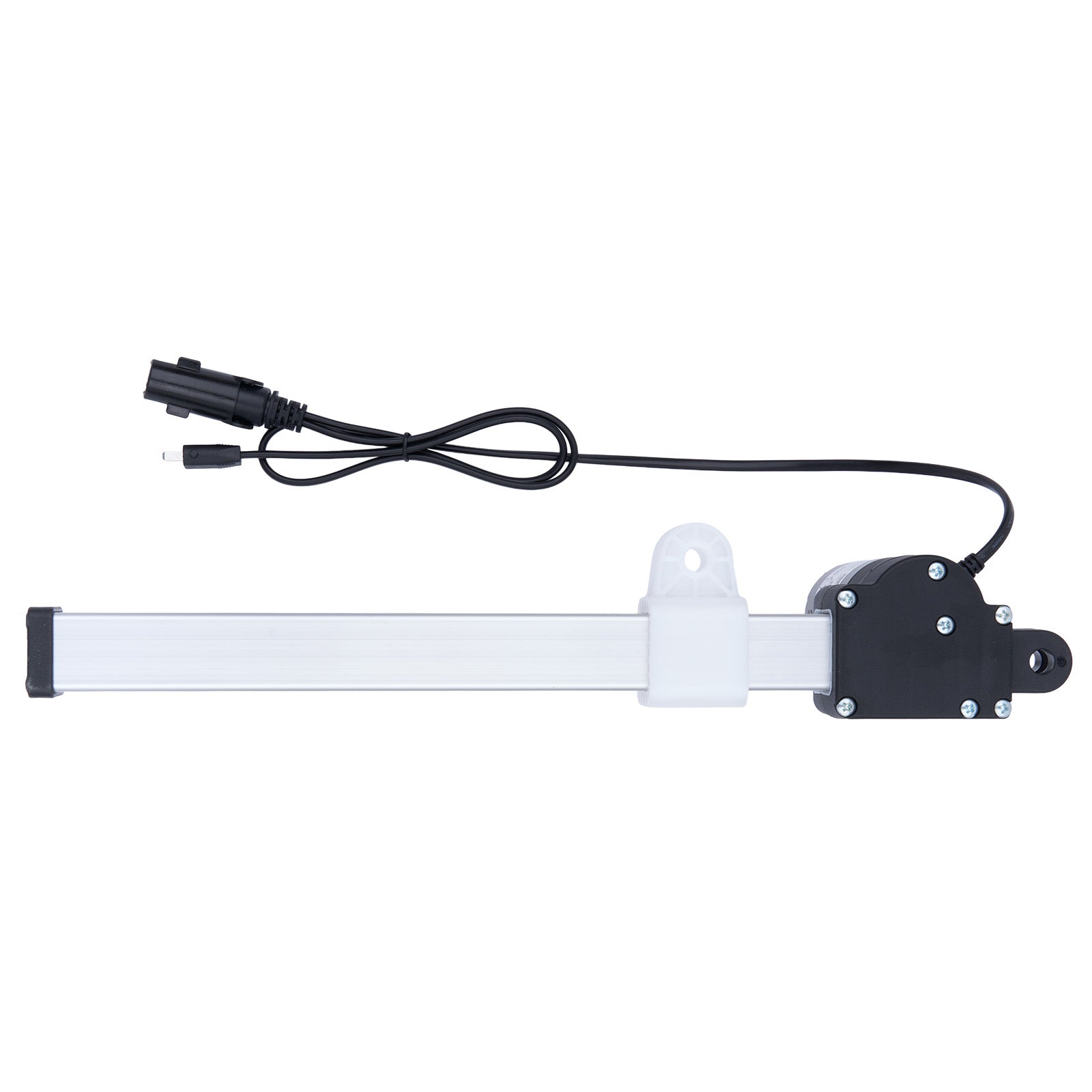 Motorized slider with cable on a white background