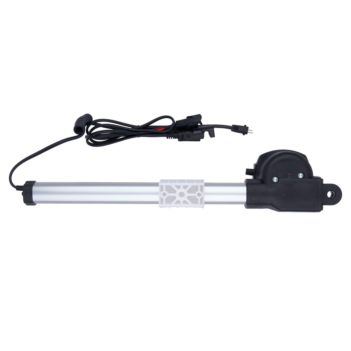 Aquarium light with power cord on a white background
