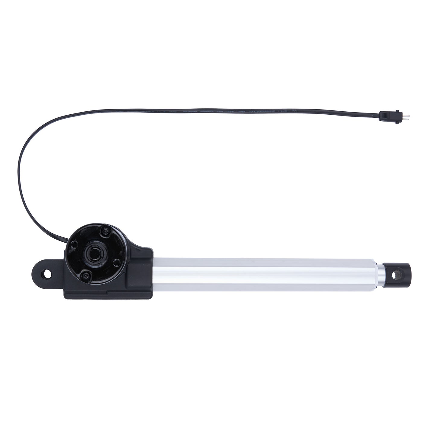 Mechanical component with a cable on a white background
