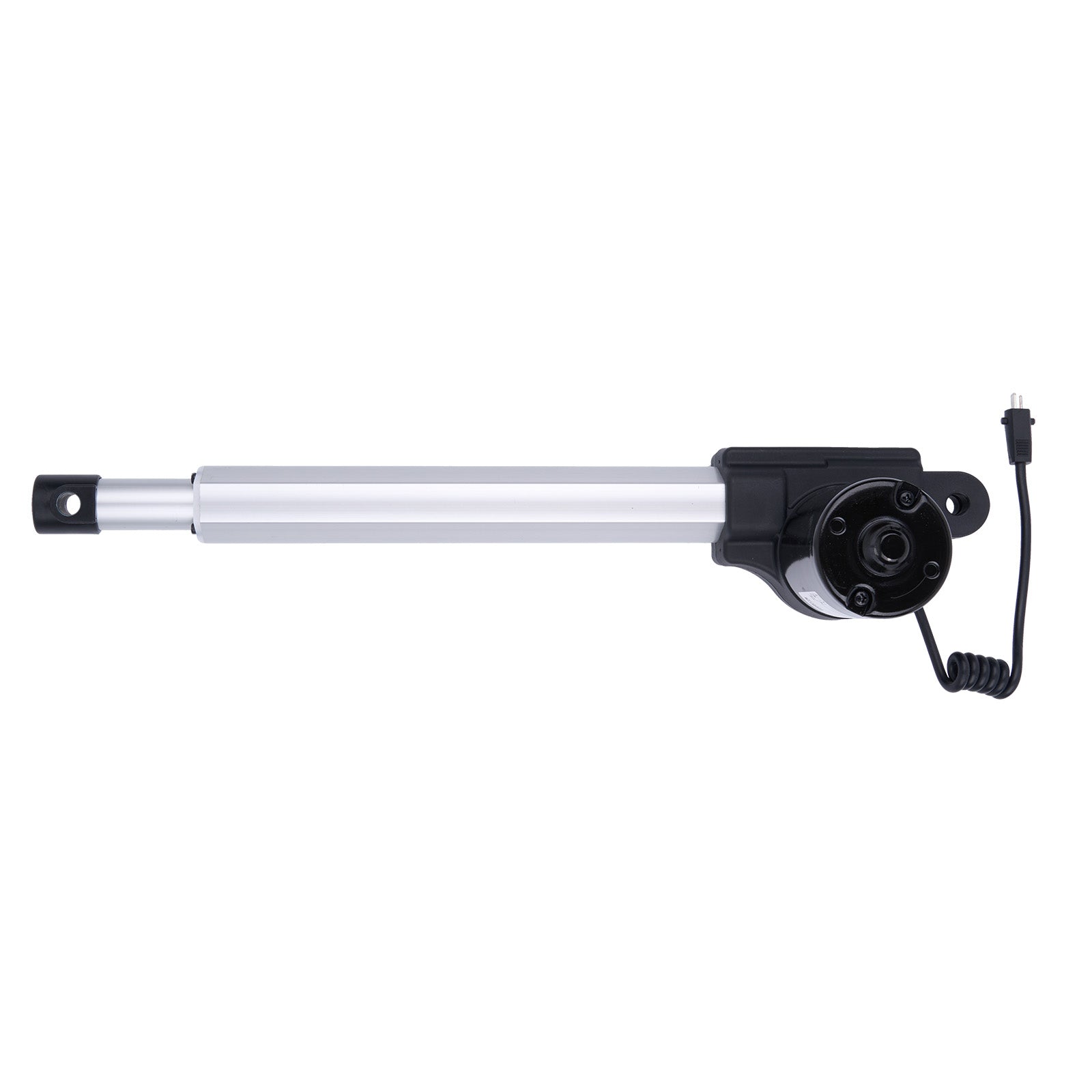 Mechanical arm with a motor on a white background