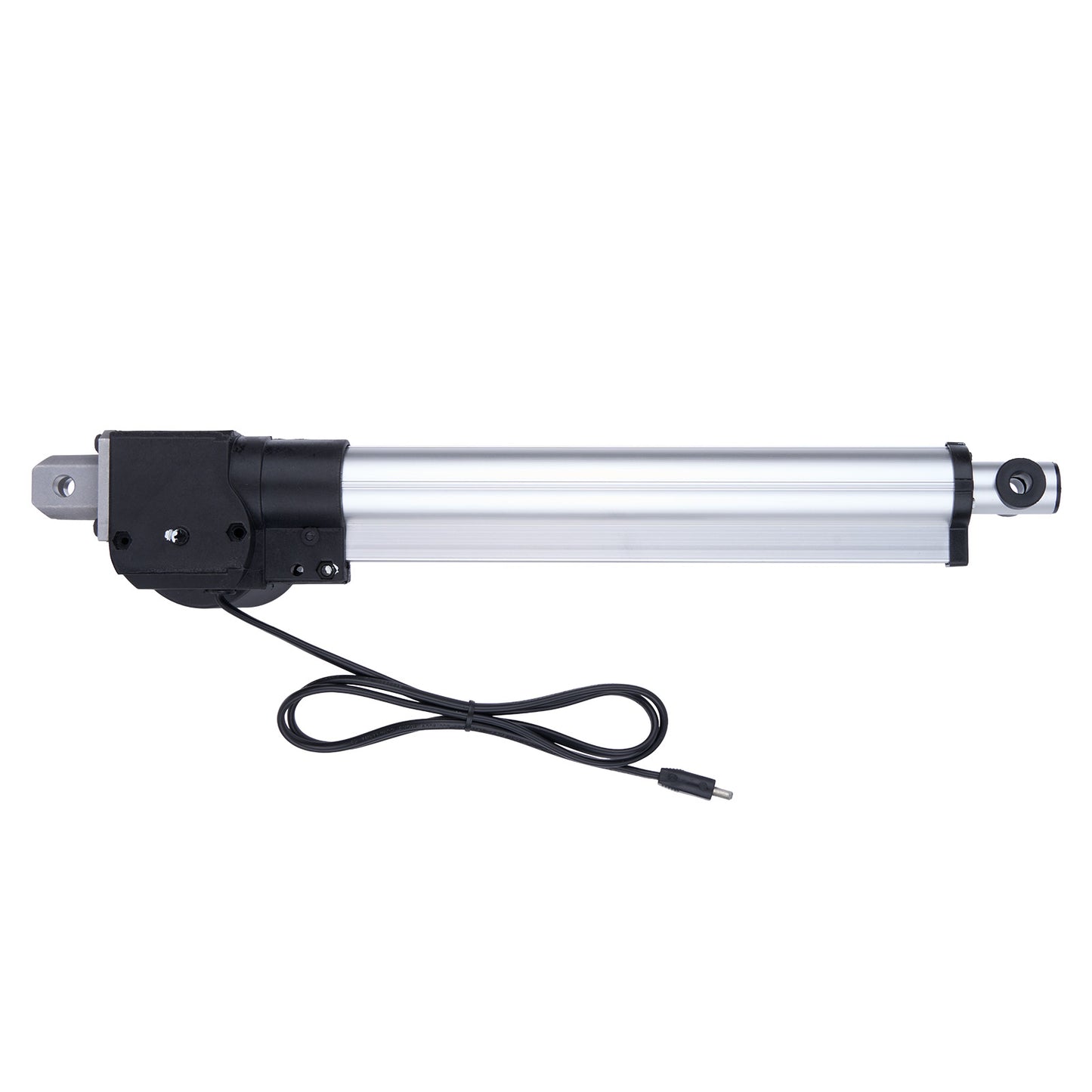 Linear actuator with a cable on a white background