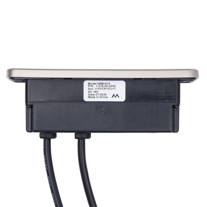 Side view of Back view of Face plate of HDM-H19 Recliner Switch (P/N: 1.219.00.024C)