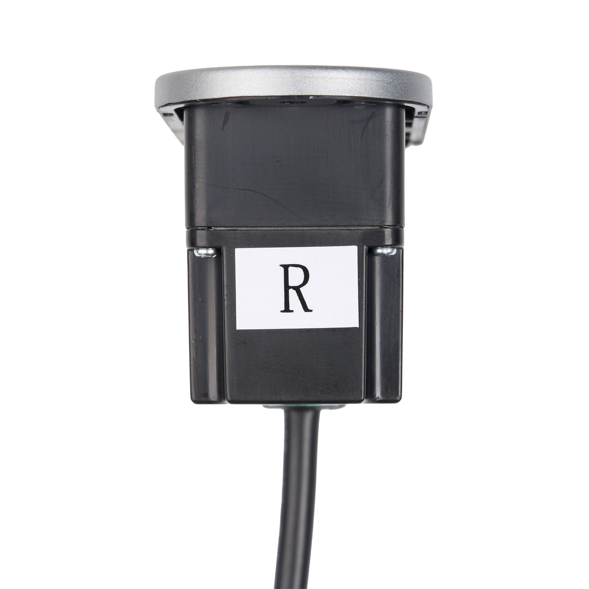 Side view of the eMoMo HX90HU2N 5 Button Switch with Type A+C USB Ports and 5-Pin Plug