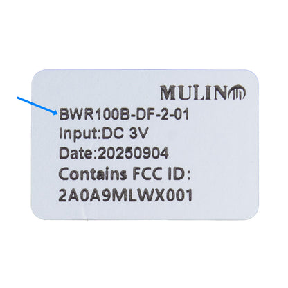 BWR100B-DF-2-01 9-Button Wireless Remote Controller for Adjustable Bed Bases