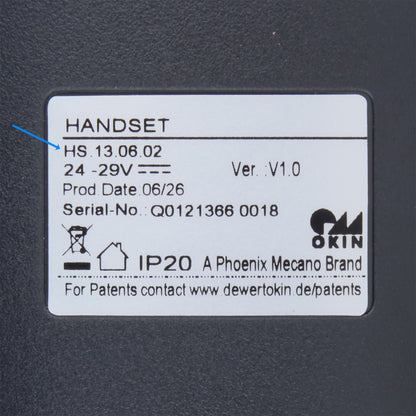 Electronic device with a display and cable on a white background
