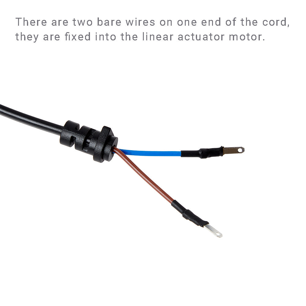 Four-Plug Linear Actuator Motor Cable (2-Pin Male + 8-Pin + Two 2-Pin Female)