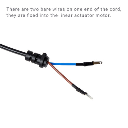 Four-Plug Linear Actuator Motor Cable (2-Pin Male + 8-Pin + Two 2-Pin Female)