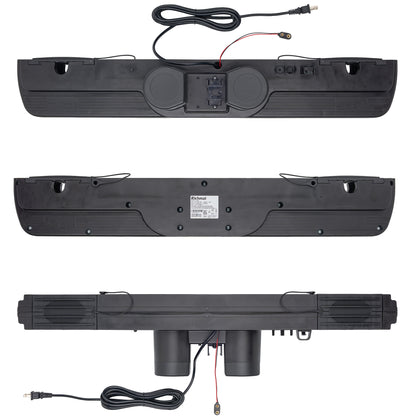 Three-view drawing of the Richmat HJA3 Dual Motor Linear Actuator 
