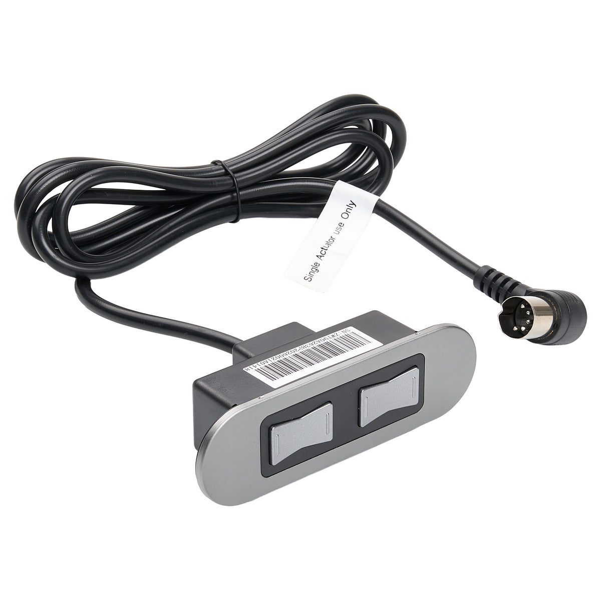 Top View of eMoMo HX90A 2 Button Switch for Lift Chair and Power Recliner with a 5-Pin Connector