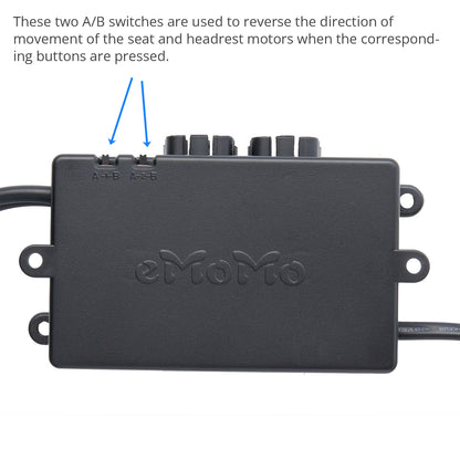eMoMo B26RRS control box body AB Switches
