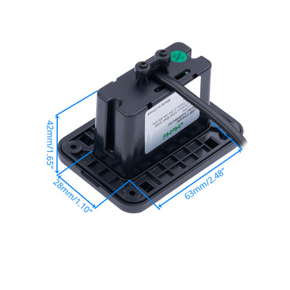 eMoMo HX66BU2C Type A + Type C USB Charger Mounting Block size: 62X28X42mm (2.48X1.10X1.65inches)