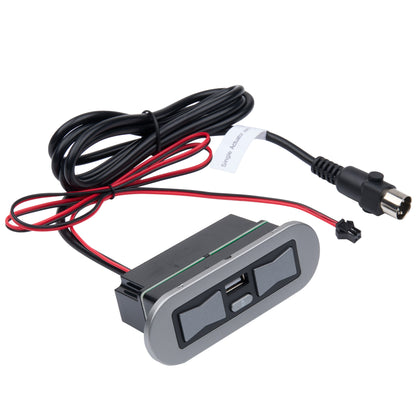eMoMo HX90ALU Switch for Lift Chair and Power Recliner with 3 Buttons, 2 Plugs and a USB Port