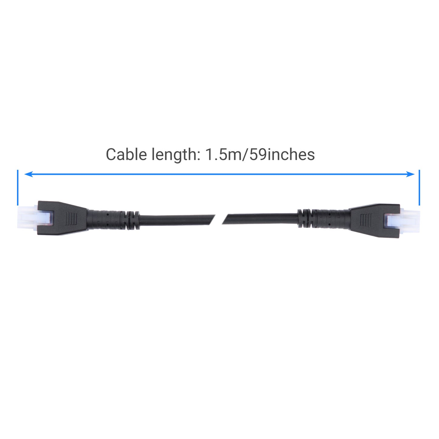 6 Pin Male to Male Lifting Desk Motor to Motor Cable Compatible with IKEA IDASEN Desk 199852- 1.5m/4.9ft