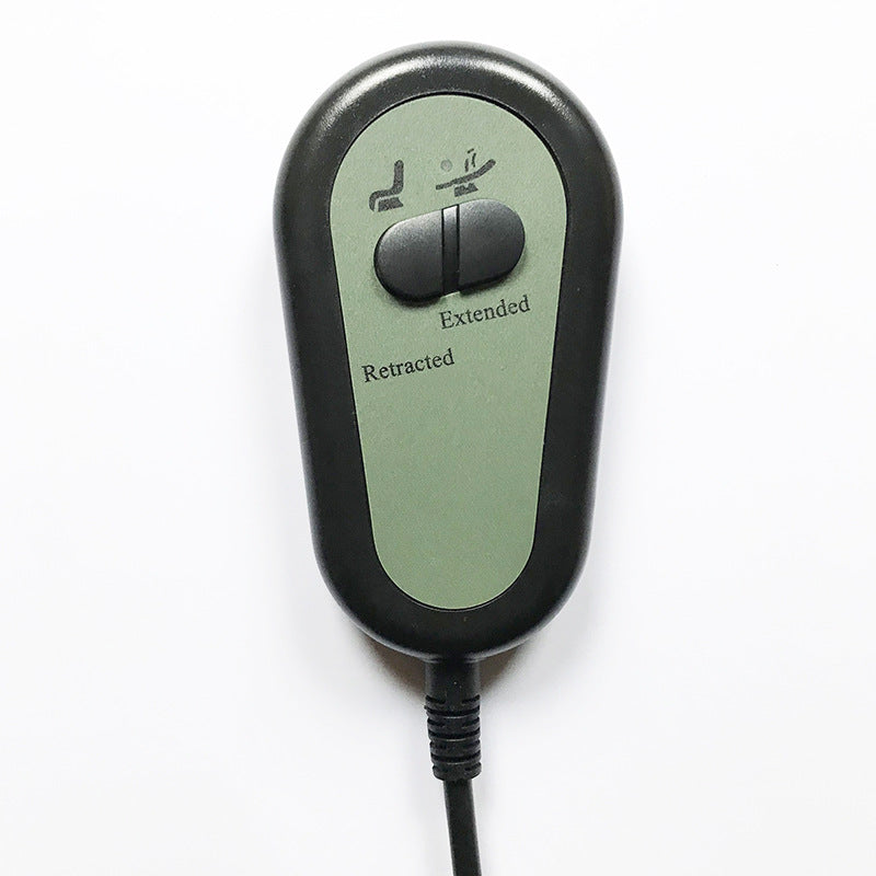 Two button recliner remote controller with two 2-pin plugs