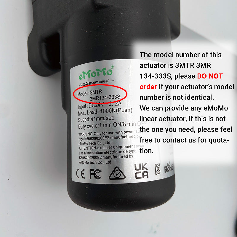 eMoMo 3MTR 3MR134-333S Linear Actuator Motor Assembly