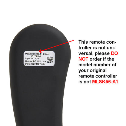 MLSK56-A1 Recliner Massage Function Remote Controller