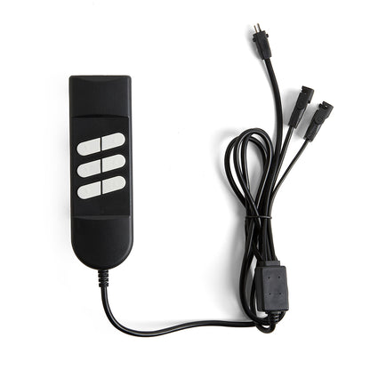 Replacement Remote Controller for Recliners with Two 2-Pin Motors (6-Button, 3 x 2-Pin Plugs)