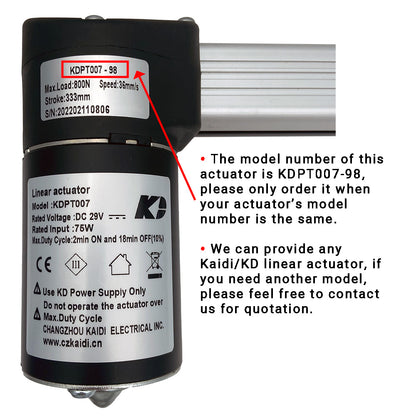 Kaidi KDPT007-98 Linear Actuator Motor for Recliner