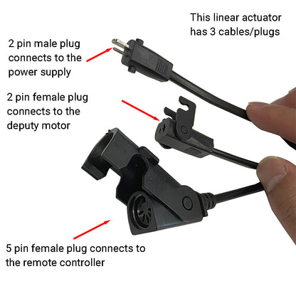 OKIN JLDQ.19.371.183Z01 Linear Actuator Motor Assembly