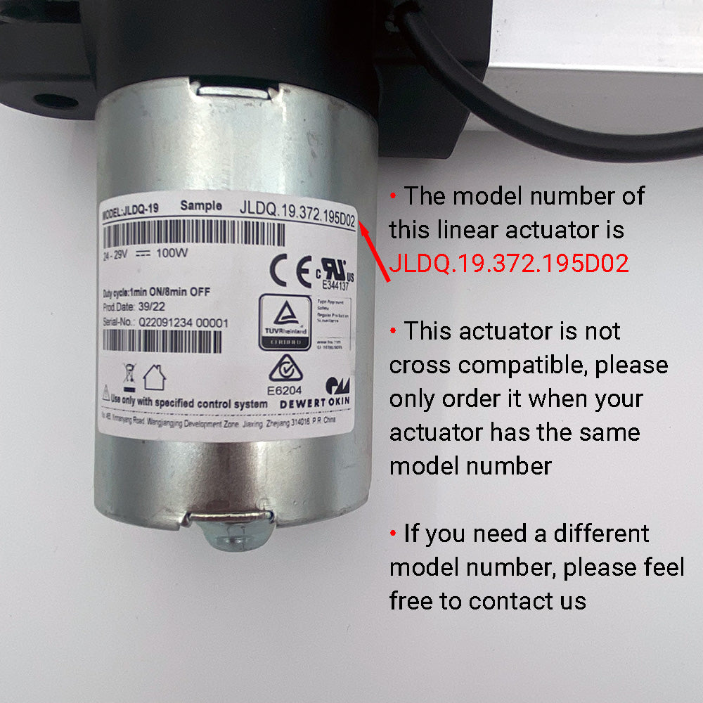 OKIN JLDQ.19.372.195D02 Linear Actuator Motor Assembly