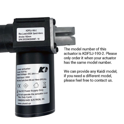Kaidi KDFSJ-190-2 Linear Actuator Motor for Recliner
