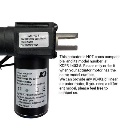 Kaidi KDFSJ-403-5 Linear Actuator Motor for Recliner/Lift Chair