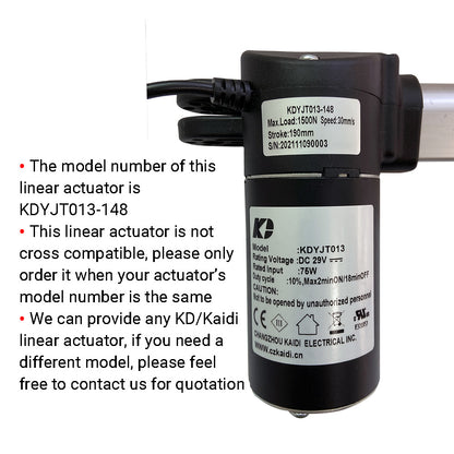 Kaidi KDYJT013-148 Linear Actuator Motor Assembly