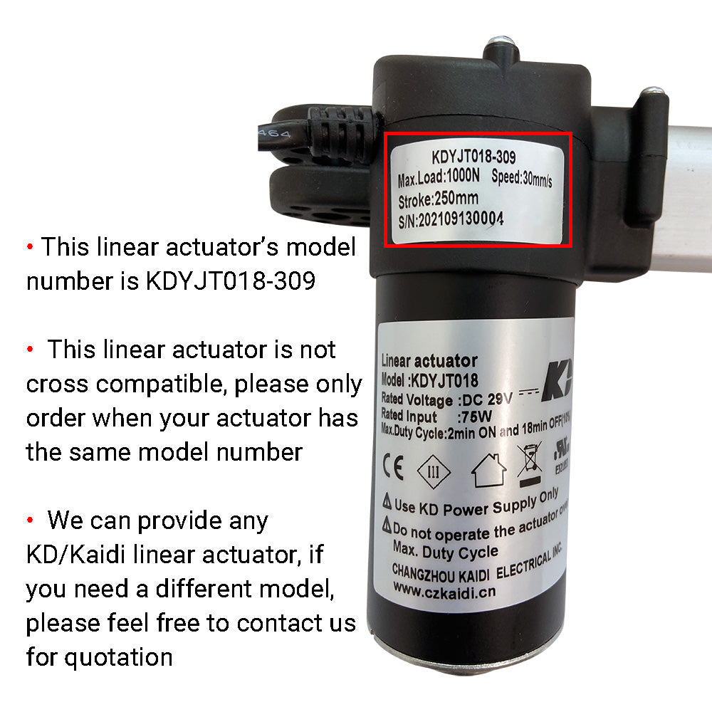 Kaidi KDYJT018-309 Linear Actuator Motor Assembly
