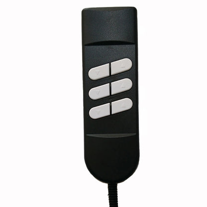 Replacement Remote Controller for Recliners with Two 2-Pin Motors (6-Button, 3 x 2-Pin Plugs)