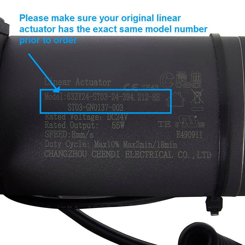 ST03-GN0137-003 Linear Actuator for Golden Technologies Power Lift Recliner GM3100-LM